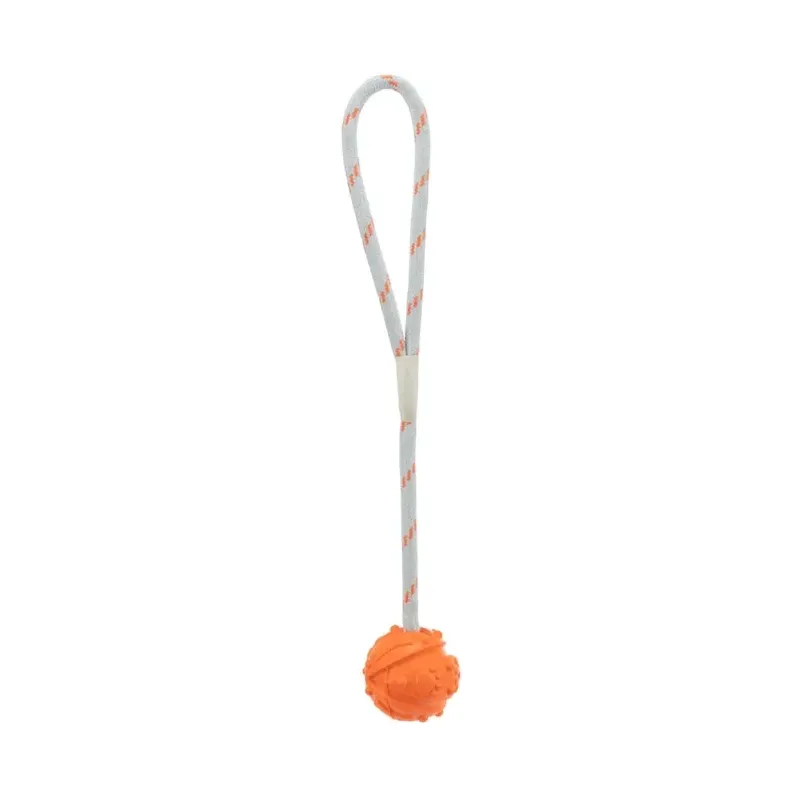Hundespielzeug & Sport Trixie Naturgummiball am Band, schwimmend -...