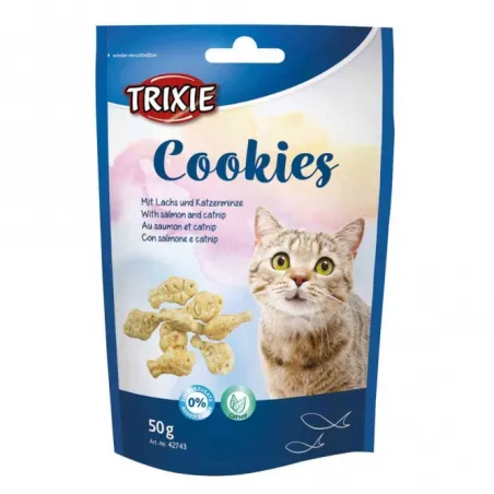 Katzensnacks Trixie Cookies mit Lachs und Katzenminze- 50g jetzt...