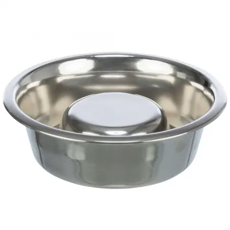 Hundenäpfe & Tränken Trixie Slow Feeding Edelstahlnapf - 0,6 l/ø...