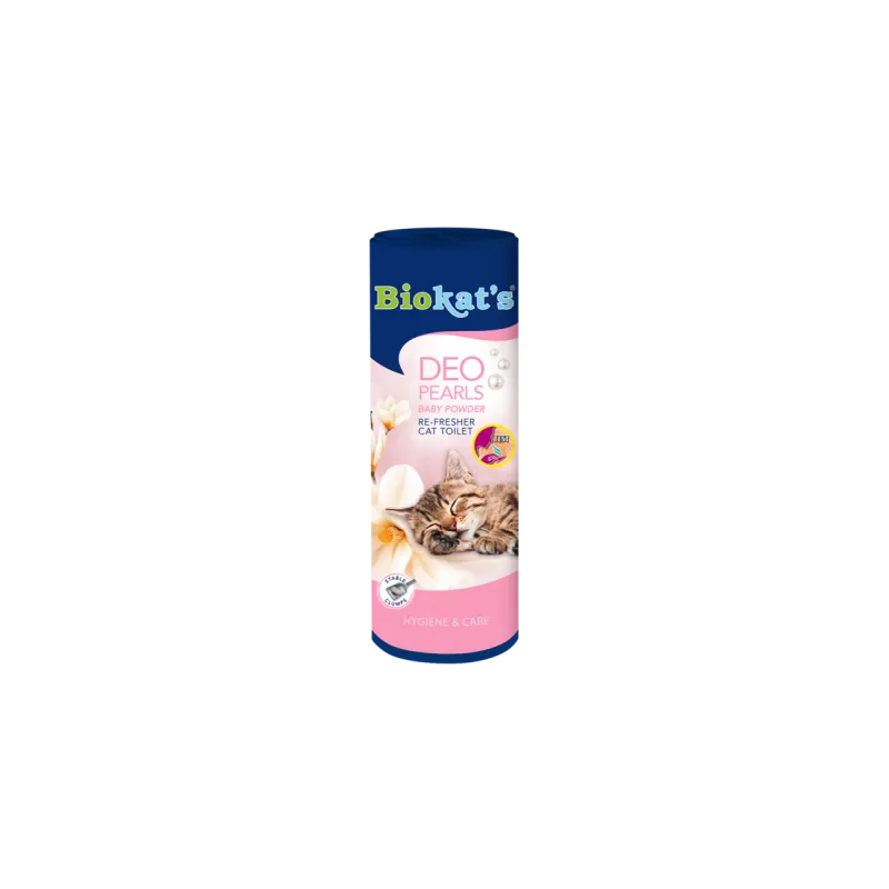 Toiletten & Katzenstreu Biokats Deo Pearls Baby Powder 700g jetzt...