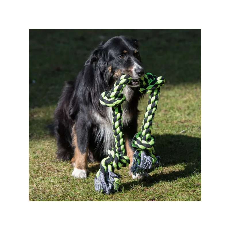 Hundespielzeug & Sport PROCYON XXL-Kauseil - 4 Knoten / 100 cm...