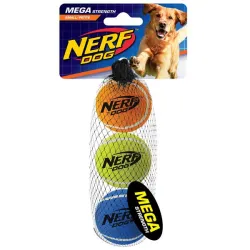 Hundespielzeug & Sport NERF DOG Tennis Balls megastark - 6,4 cm /...