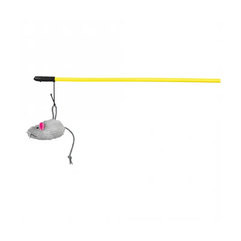 Katzenspielzeug Trixie Kitty-Dangler Spielangel mit Maus - 100 cm...