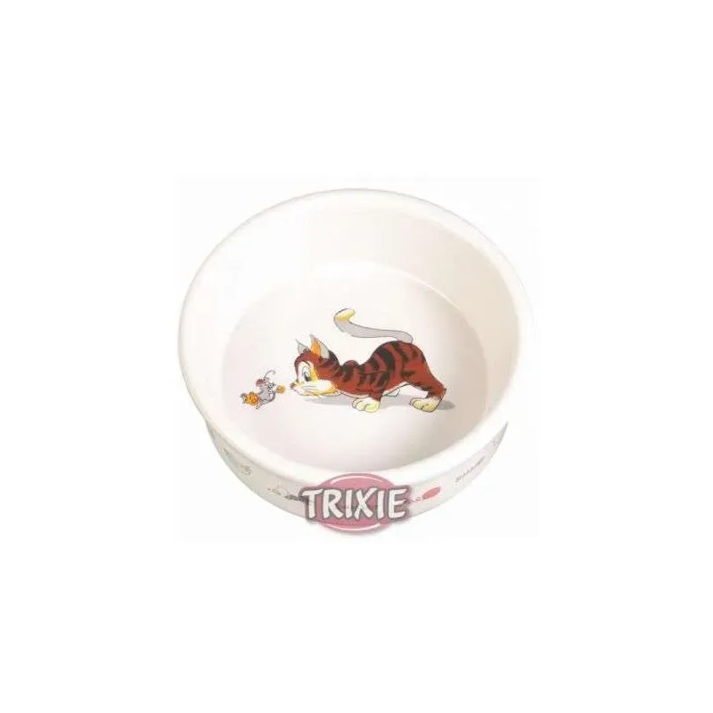Katzennäpfe & Tränken Trixie Keramiknapf mit Motiv - 200 ml jetzt...