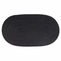 Hundenäpfe & Tränken D&D Napfunterlage Phil - Schwarz - 35 x 20 cm...