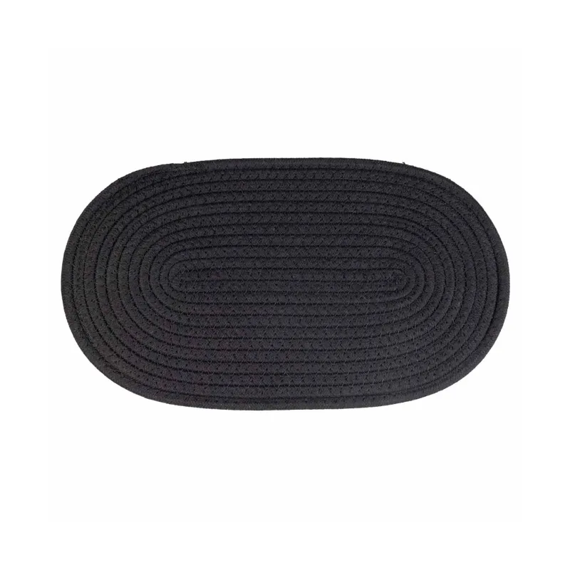 Hundenäpfe & Tränken D&D Napfunterlage Phil - Schwarz - 35 x 20 cm...