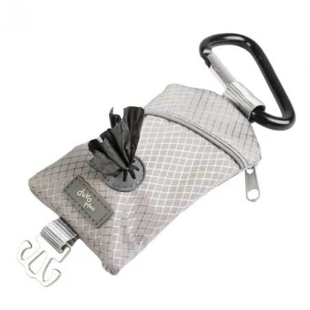 Unterwegs Duvoplus Hundekotbeutelspender Polyester - grau jetzt online