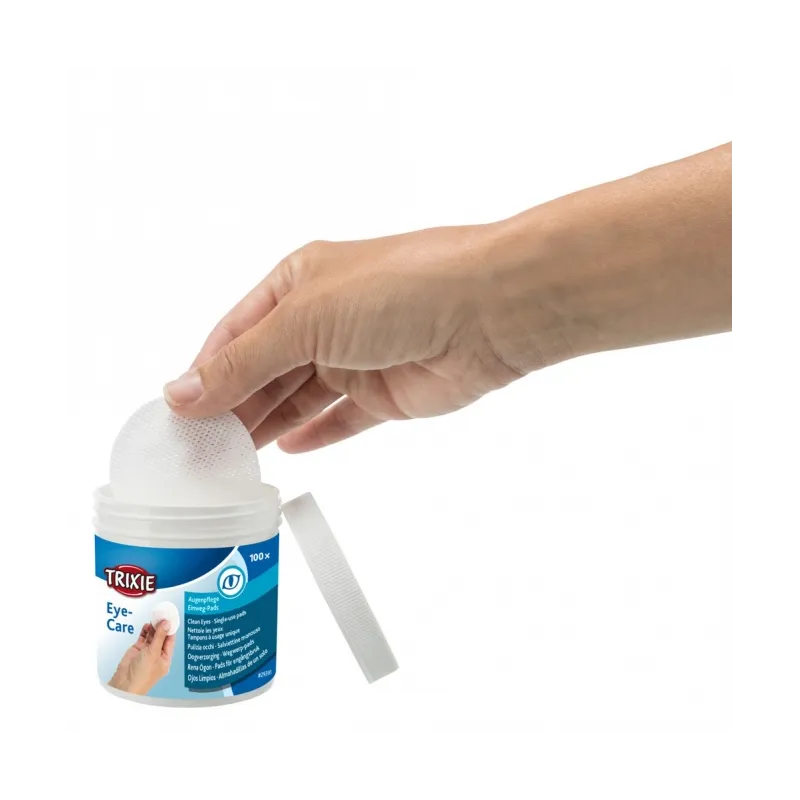 Pflege & Gesundheit Trixie Augenpflege Einweg-Pads - 100 Stück...