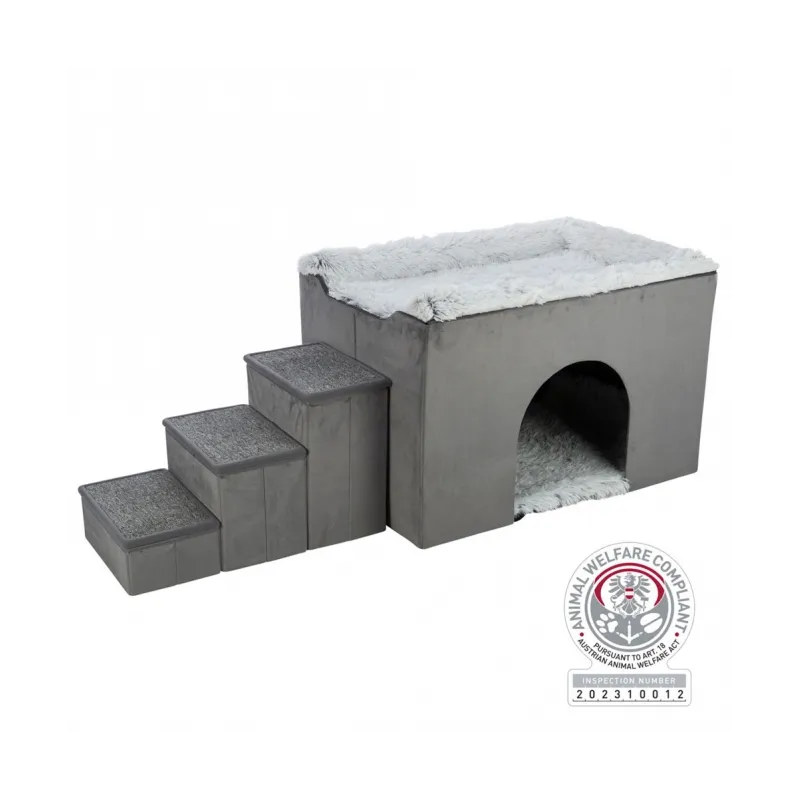 Kratzbäume & -möbel Trixie Höhle Harvey mit Treppe - 154 × 60 × 60...