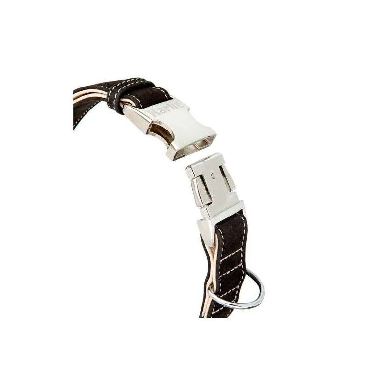 Halsbänder Karlie Buffalo Ultra Halsband - Schwarz/Hellbeige - 40...