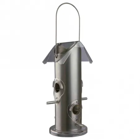 Vogelwelt Trixie Außen-Futtersäule 800ml - silber jetzt online