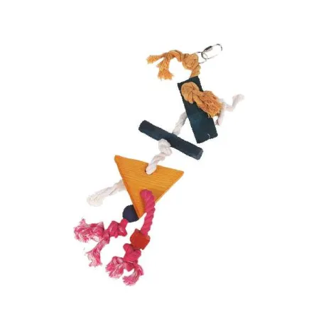 Ausstattung & Zubehör Karlie Flamingo Vogelspielzeug Holz mit Seil...