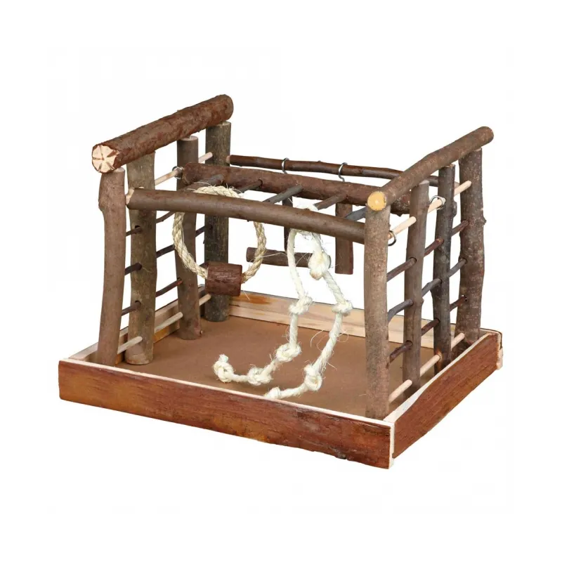 Ausstattung & Zubehör Trixie Vogelspielplatz aus Naturholz jetzt...