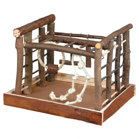 Ausstattung & Zubehör Trixie Vogelspielplatz aus Naturholz jetzt...