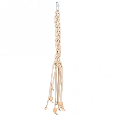 Ausstattung & Zubehör Trixie Vogelspielzeug aus Leder und Holz...