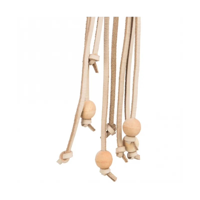 Ausstattung & Zubehör Trixie Vogelspielzeug aus Leder und Holz...