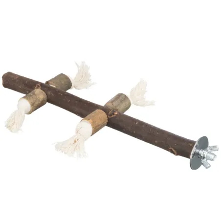 Ausstattung & Zubehör Trixie Natursitzstange mit Tau - 25 cm/ca....