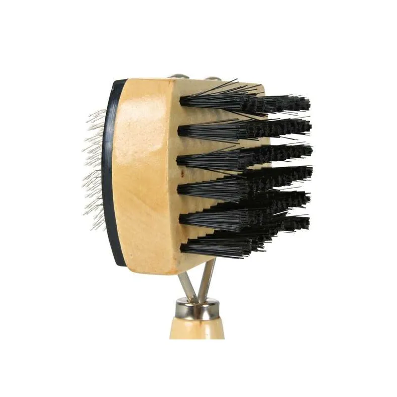 Fellpflege Trixie Holzbürste - doppelseitig, 18 x 10 cm jetzt online