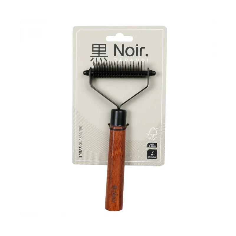 Pflege & Gesundheit EBI Noir Japandi Trimmstriegel - 20 Klingen...