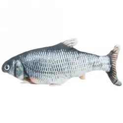 Katzenspielzeug Trixie Zappelfisch - grau, 30 cm jetzt online