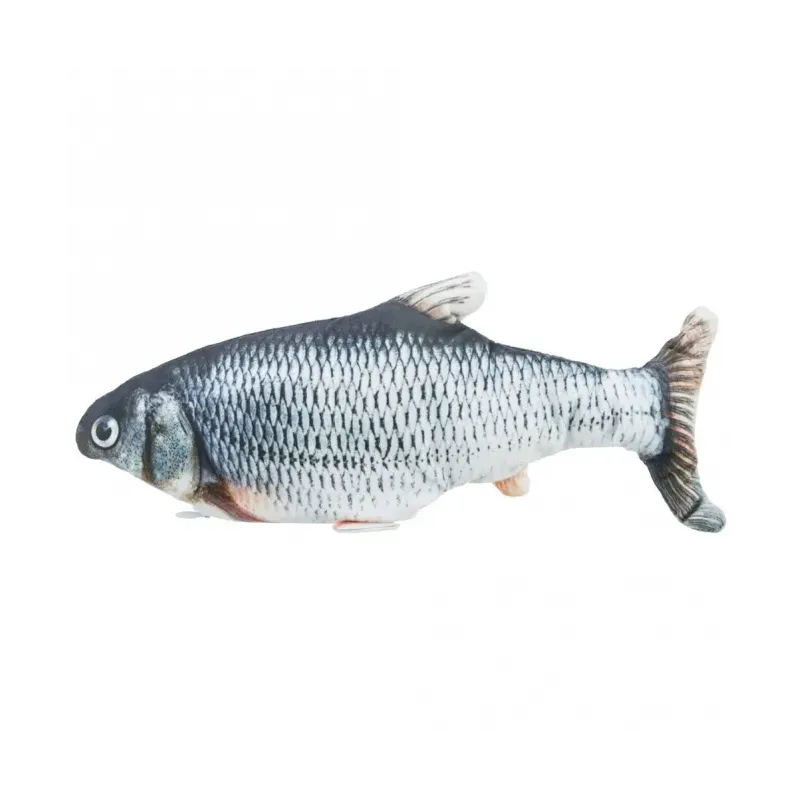 Katzenspielzeug Trixie Zappelfisch - grau, 30 cm jetzt online