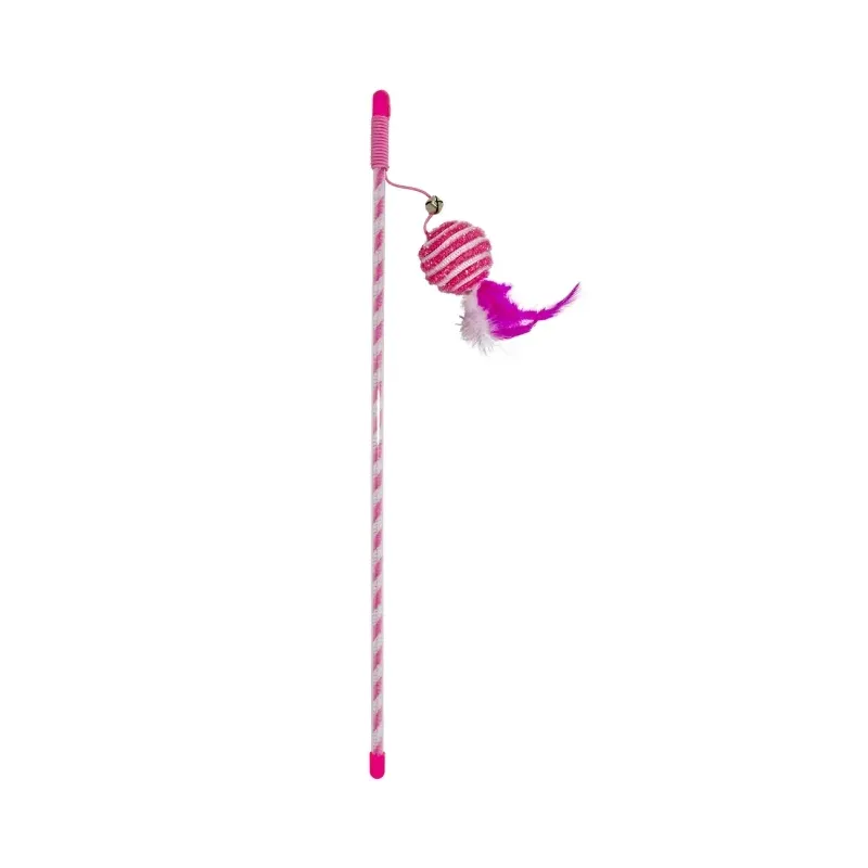 Katzenspielzeug Duvoplus Cat Toy Spielangel Catchy Glitzerball -...