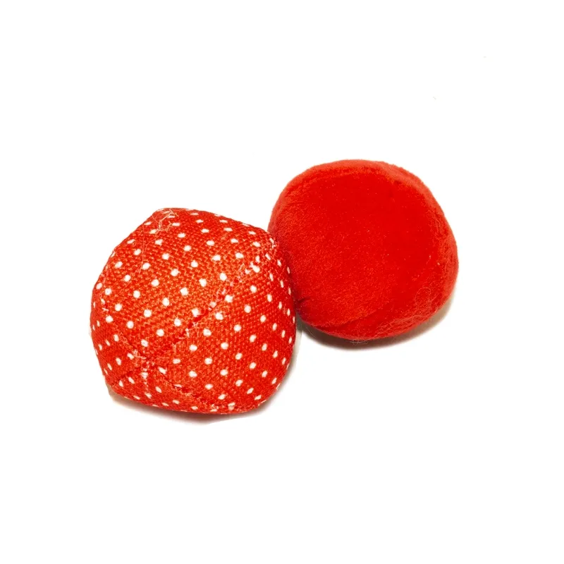 Katzenspielzeug Duvoplus Cat Toy Retro Bälle Punkte - rot jetzt online