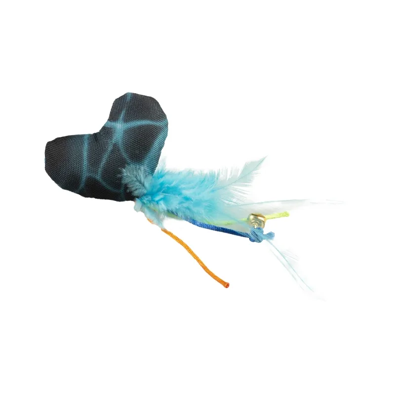 Katzenspielzeug Duvoplus Cat Toy Flash Herz mit Federn jetzt online