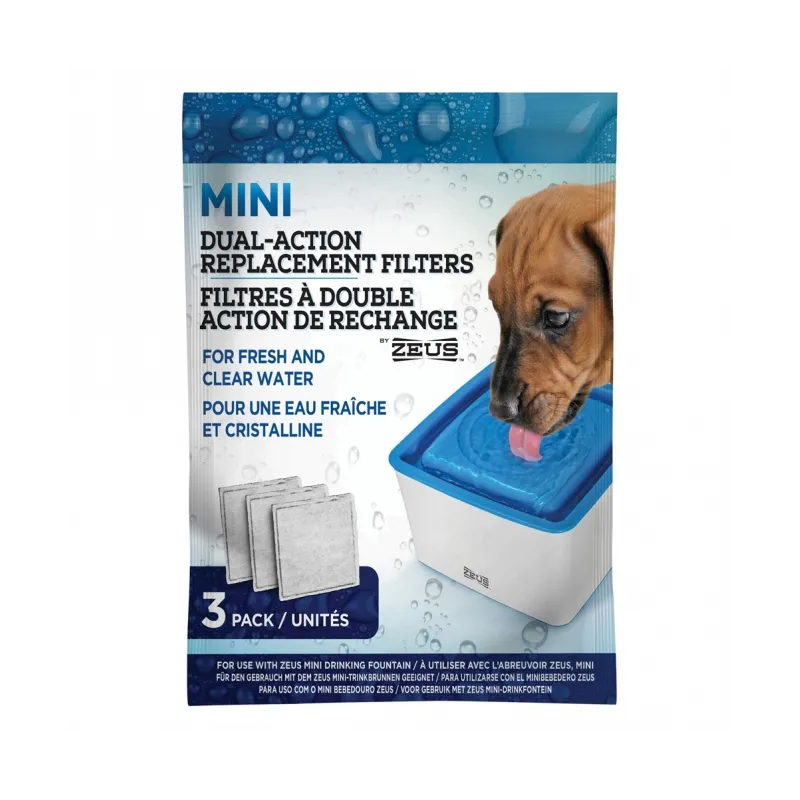 Katzennäpfe & Tränken 3er-Filterpack für Zeus Mini-Trinkbrunnen...