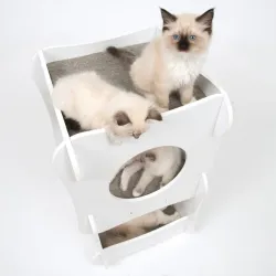 Katzenbetten & Katzenkörbe Vesper Katzenhaus Condo - Weiß jetzt online