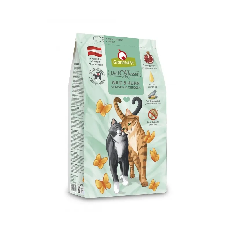 Katzen Trockenfutter GranataPet DeliCatessen Wild & Huhn Adult -...