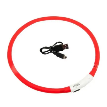 Unterwegs Karlie Visio Light LED-Leuchtschlauch mit USB - Rot...