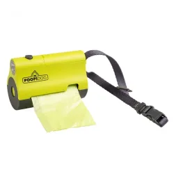Unterwegs Poopidog Hundekotbeutelspender mit LED - limone jetzt online