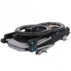 Reise & Transport Trixie Fahrrad-Anhänger für Hunde - grau/schwarz...