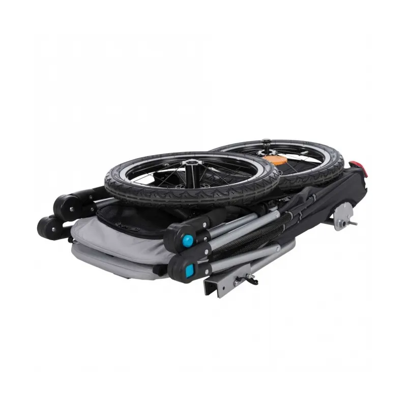 Reise & Transport Trixie Fahrrad-Anhänger für Hunde - grau/schwarz...