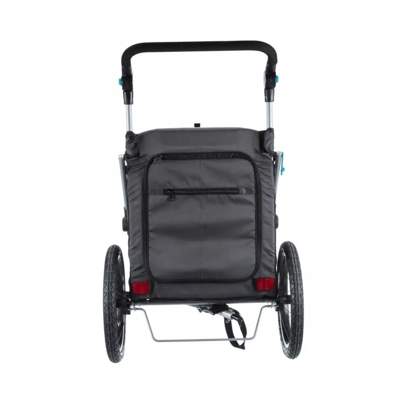 Reise & Transport Trixie Fahrrad-Anhänger für Hunde - grau/schwarz...