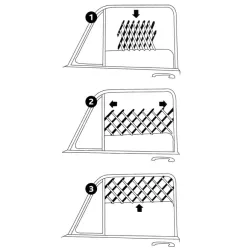 Reise & Transport Trixie Frischluftgitter - 30 - 110 cm jetzt online