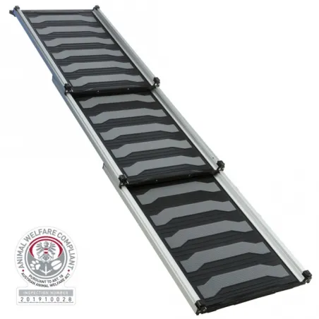 Reise & Transport Trixie 3-fach Teleskop-Rampe, Aluminium/TPR...