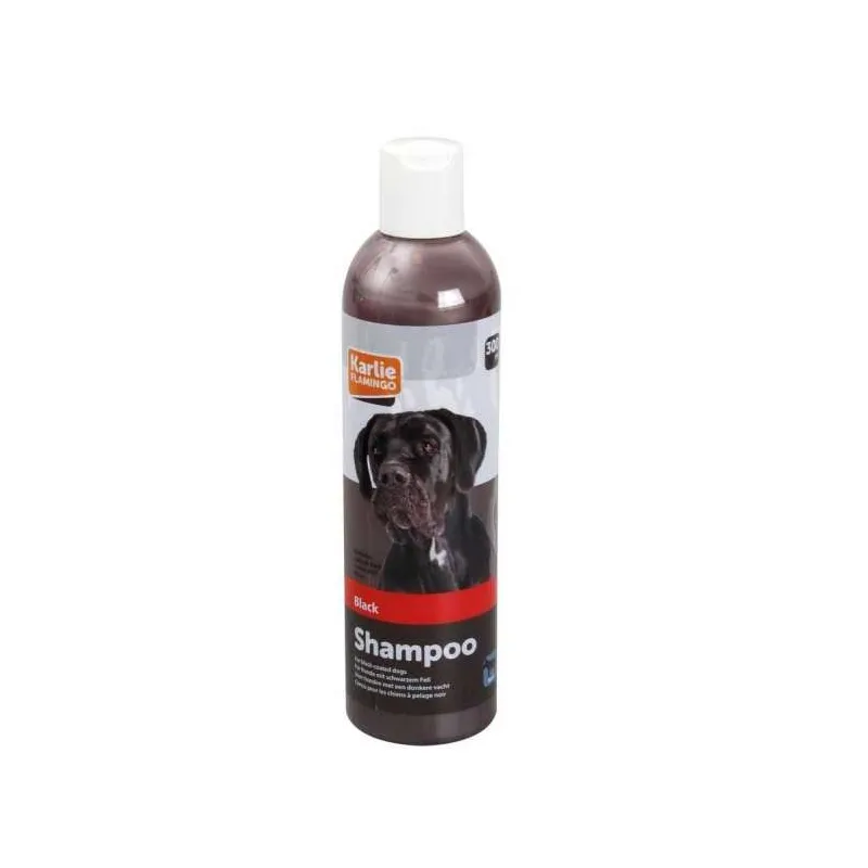 Fellpflege Karlie Flamingo Shampoo für schwarzes Fell - 300 ml...