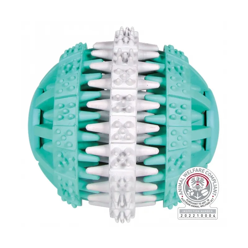 Hundespielzeug & Sport Trixie Denta Fun Ball zweifarbig - 6 cm...