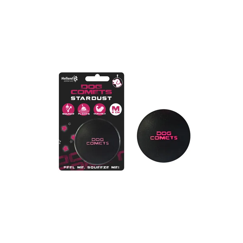 Hundespielzeug & Sport Dog Comets Ball Stardust - Schwarz/Rosa...