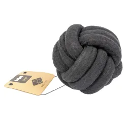 Hundespielzeug & Sport D&D Knotenball Skip - Schwarz - 15cm jetzt...