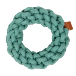 Hundespielzeug & Sport D&D Baumwollring Ben - blau - 19 x 19 x 5cm...