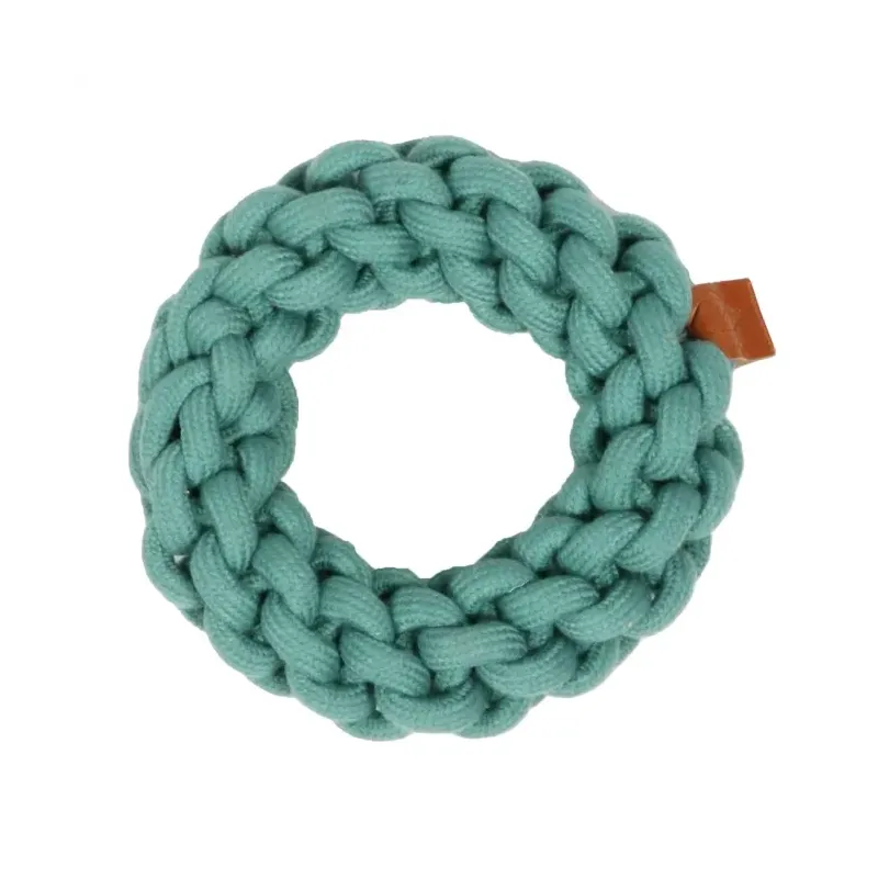 Hundespielzeug & Sport D&D Baumwollring Ben - blau - 19 x 19 x 5cm...