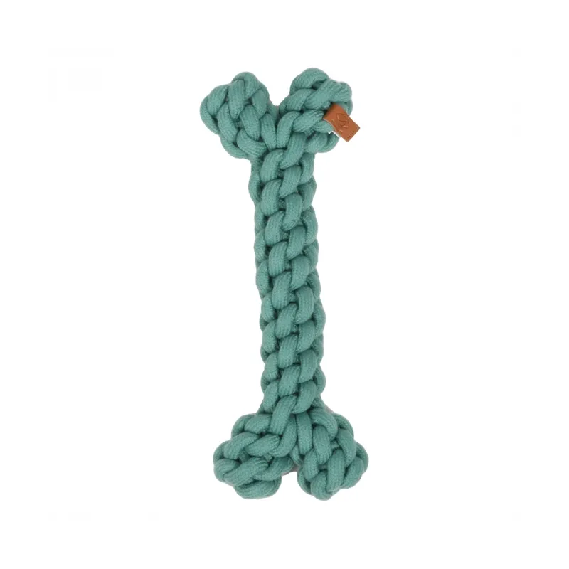 Hundespielzeug & Sport D&D Baumwollknochen Dente - blau - 30 x 10...