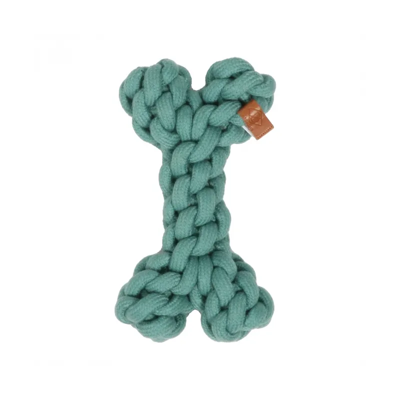 Hundespielzeug & Sport D&D Baumwollknochen Dente - blau - 30 x 10...