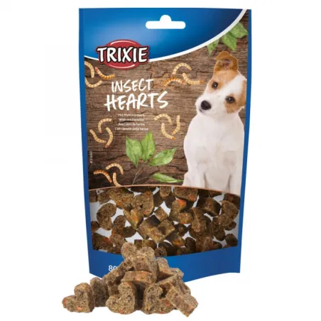 Hundesnacks Trixie Insect Hearts - 80g jetzt online