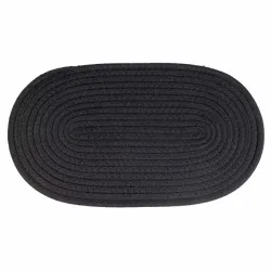 Hundenäpfe & Tränken D&D Napfunterlage Phil - Schwarz - 55 x 32 cm...