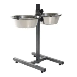Hundenäpfe & Tränken Trixie Hundebar mit Edelstahlnäpfen - 2 x 4,5...