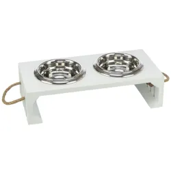 Hundenäpfe & Tränken Trixie BE NORDIC Napf-Set, MDF/Edelstahl - 2...